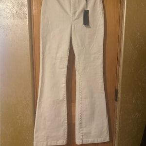 NWT BCBG Maxazaria Bell Pants in optic white
